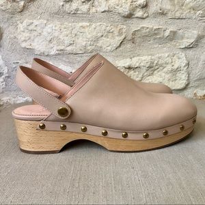 J. Crew Convertible Leather Clog - size 9.5
